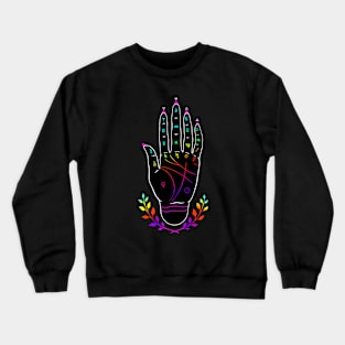 Palmistry hand Crewneck Sweatshirt